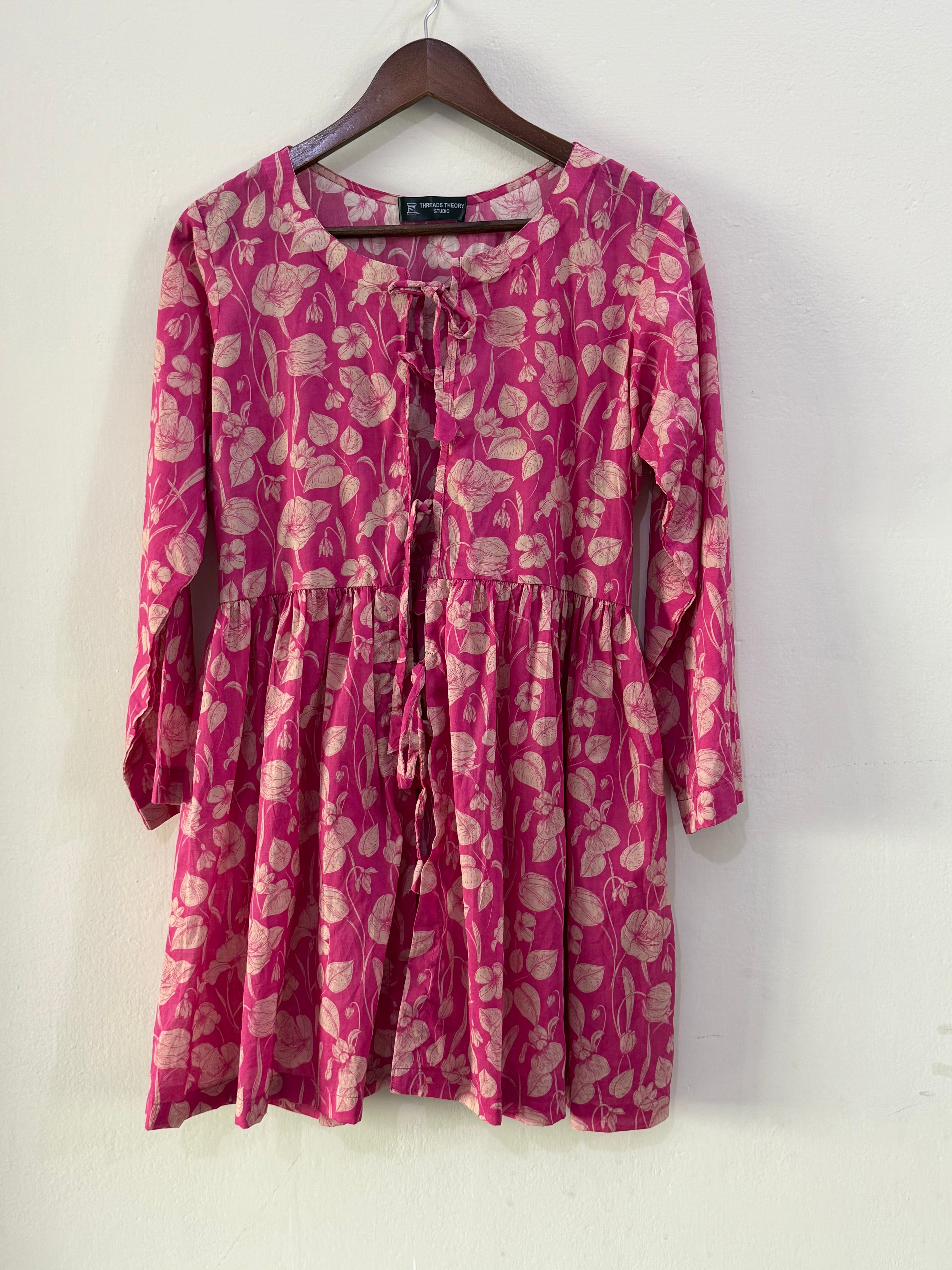 Fuscia Open Dress