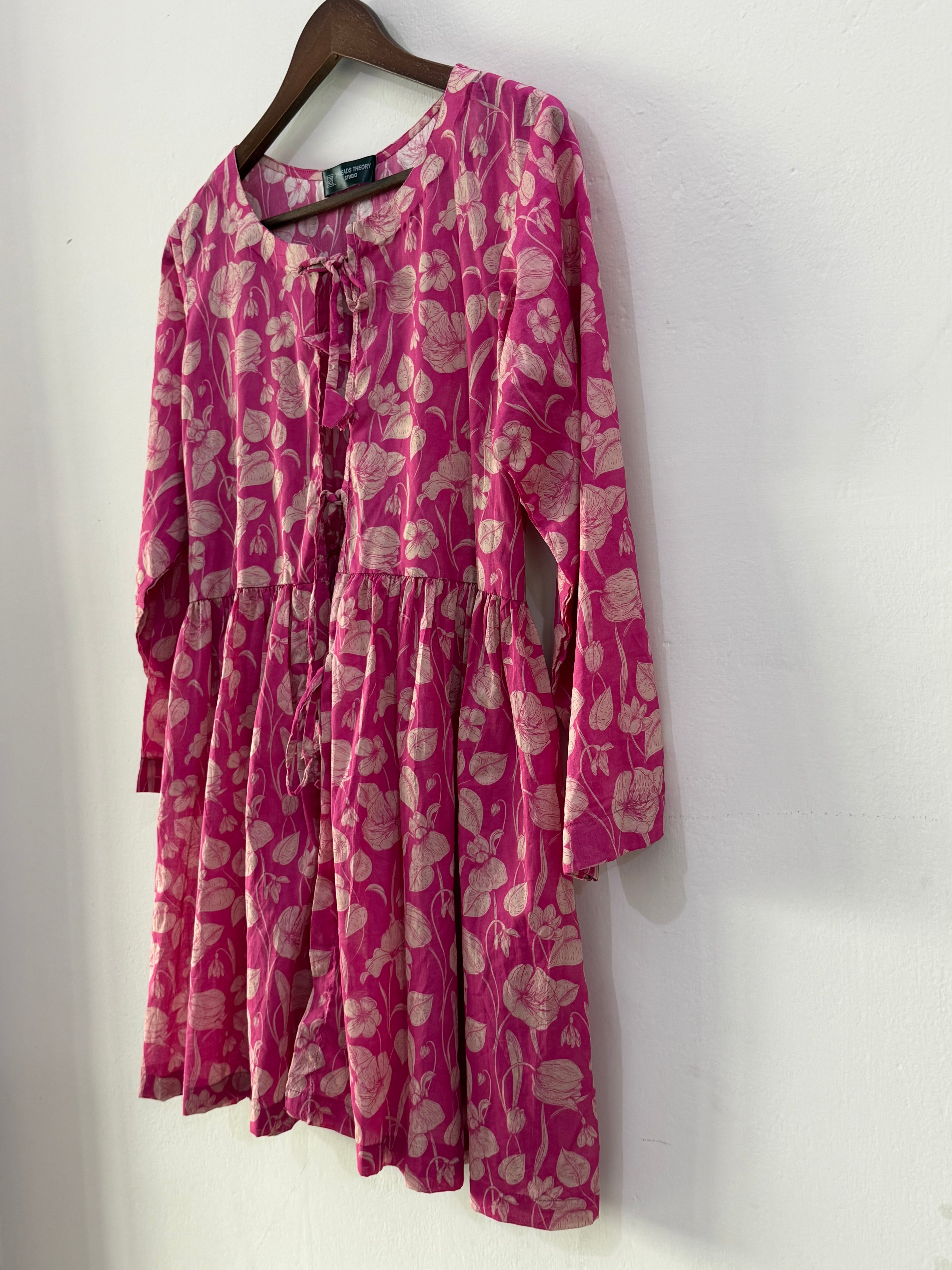 Fuscia Open Dress