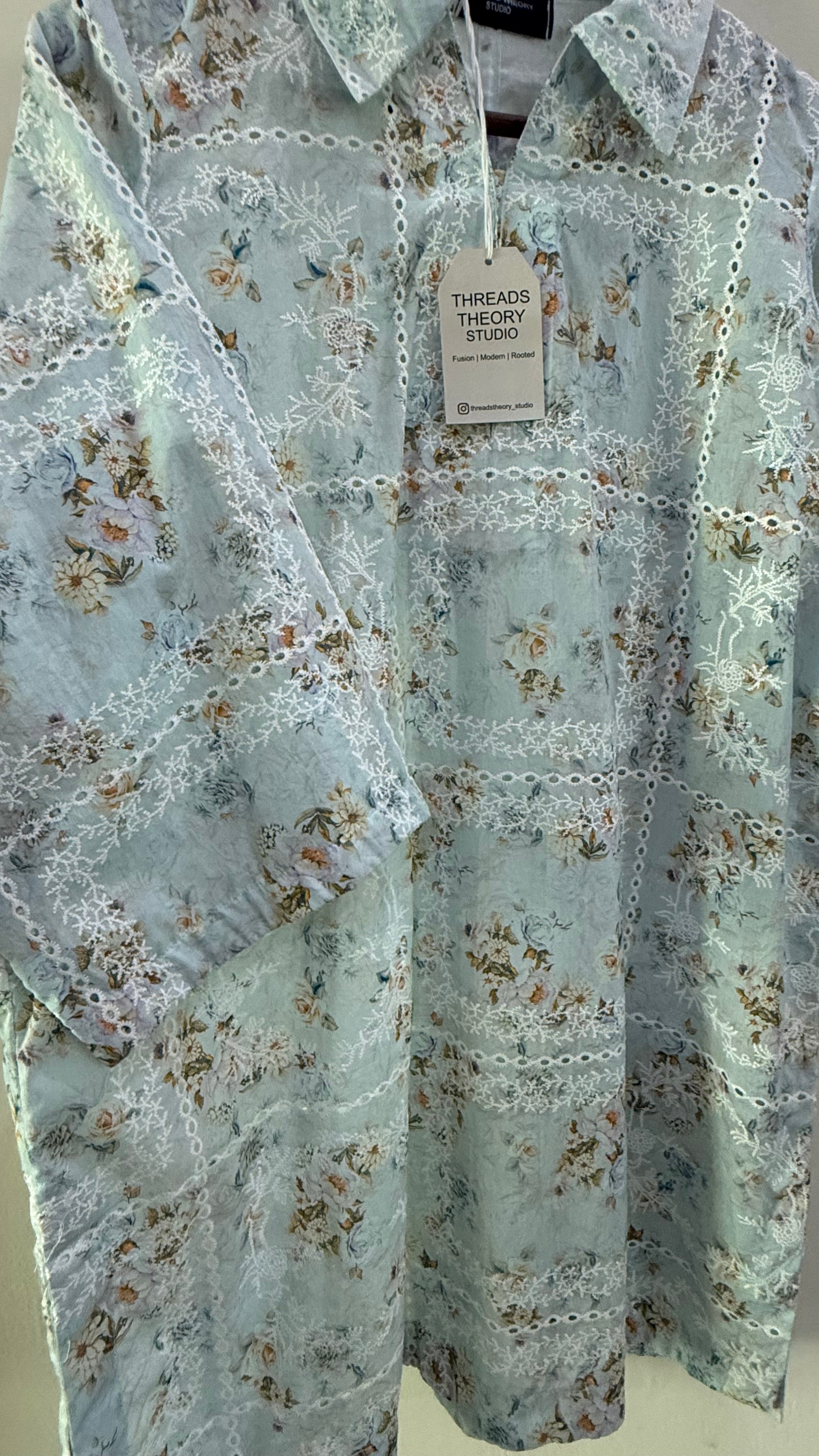 sky Whisper Short Kurta