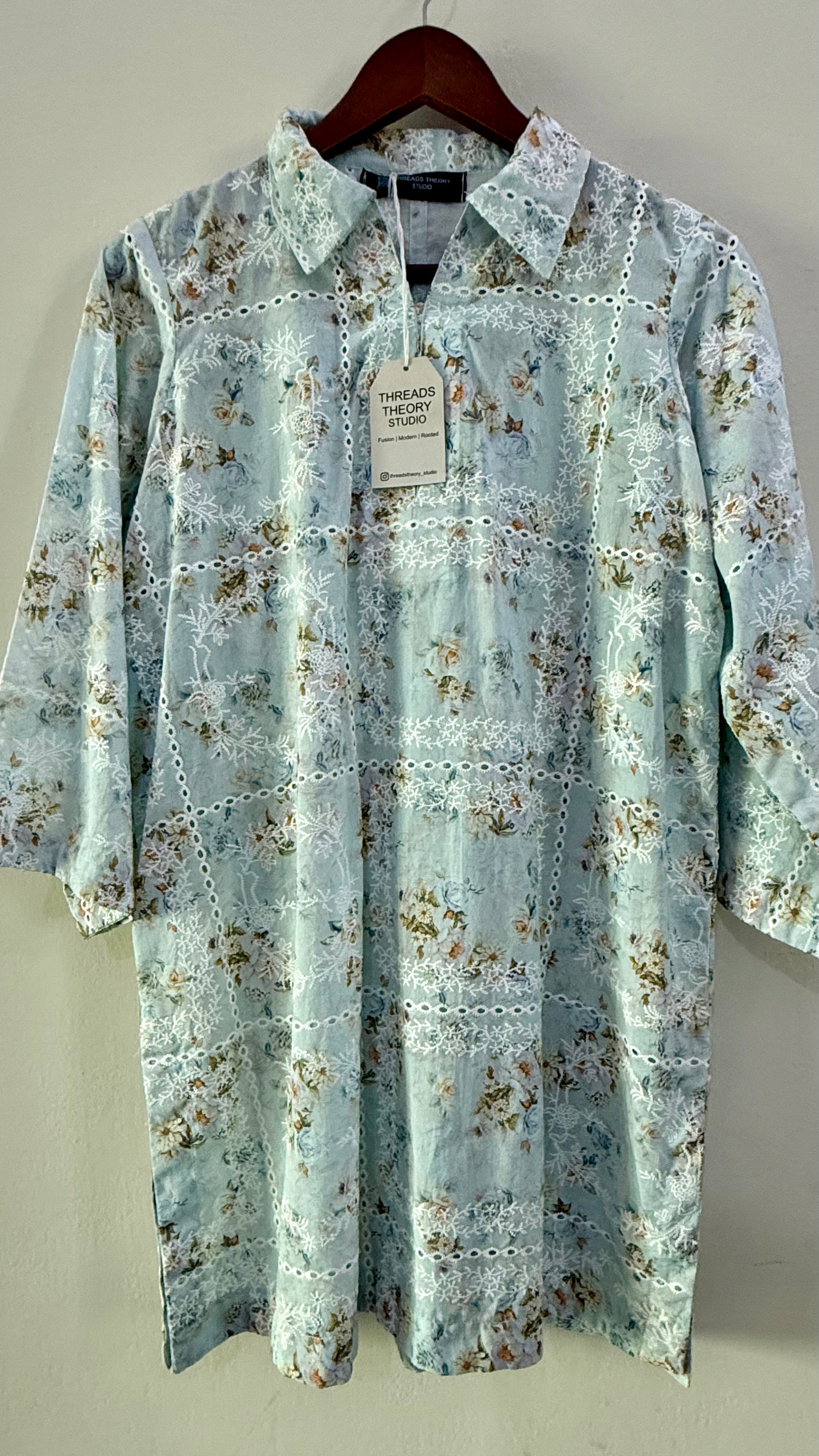sky Whisper Short Kurta