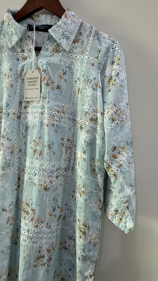 sky Whisper Short Kurta