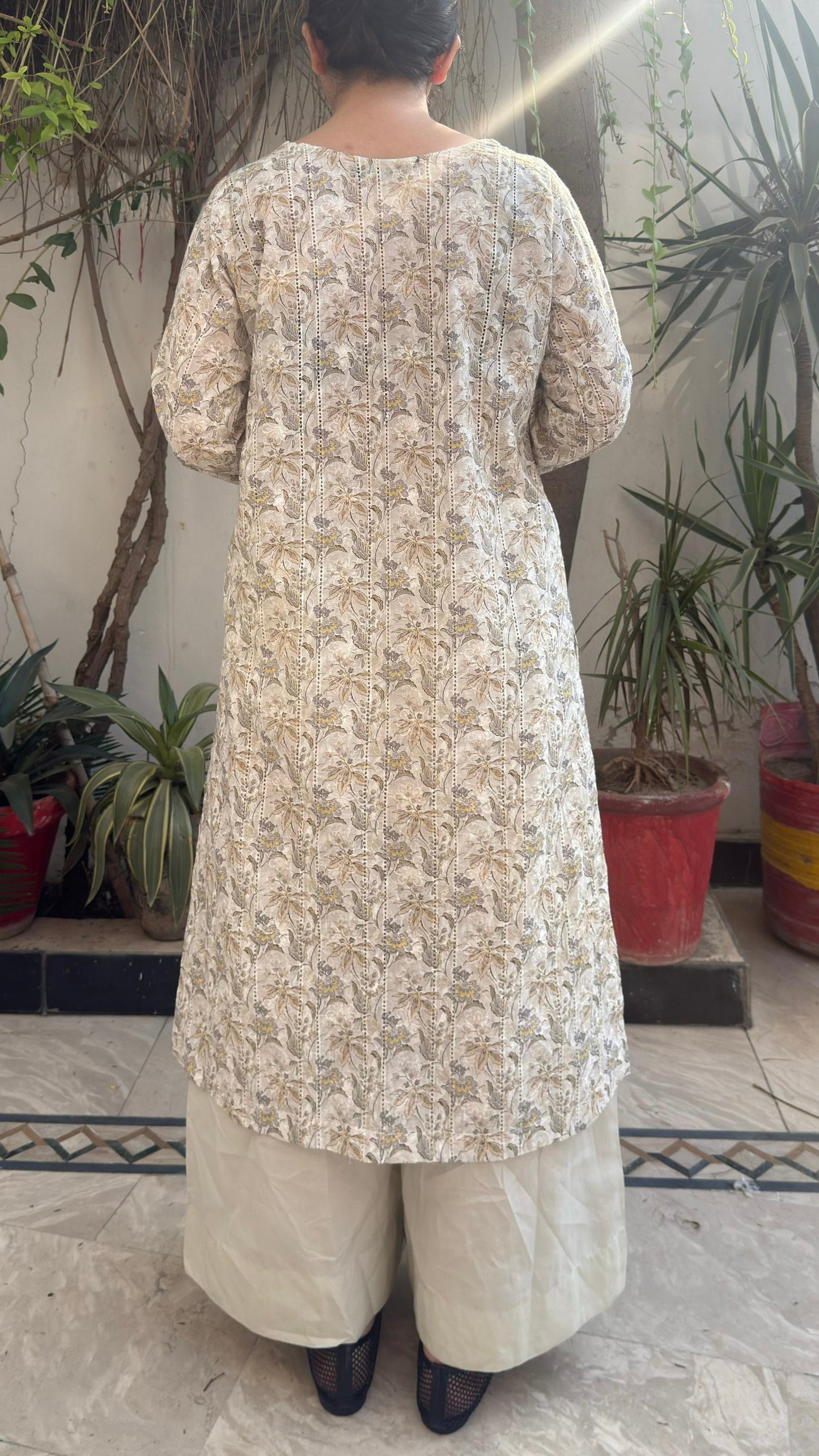 Slited Chickenkari Shirt